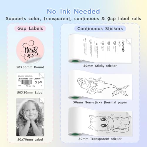 JD 23 Sticker Printer (White)