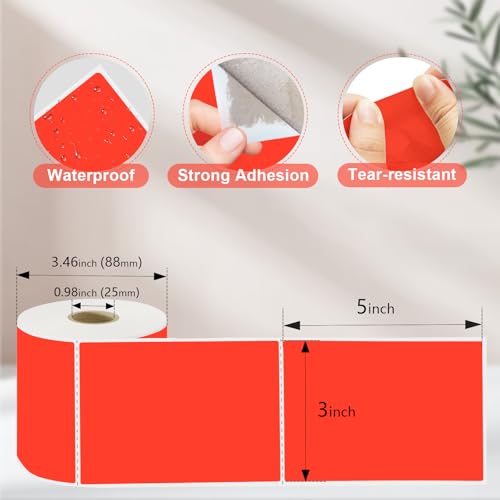 3 X 5 Inch Printable Rectangle Color Coding Labels