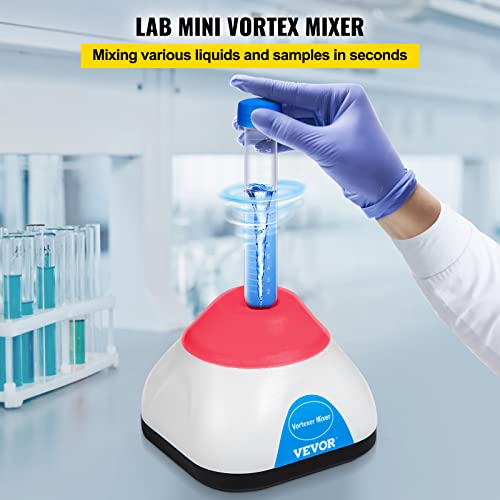 Vortex Mixer 3000RPM Mini Vortex Mixer Shaker (Pink)