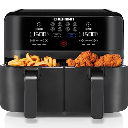 TurboFry Touch Dual Air Fryer (9 Quart)