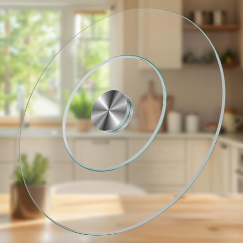 31" Tempered Glass Lazy Susan Turntable (31inch/80cm)