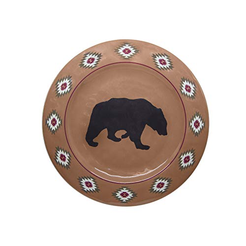 Aztec Bear 14 Piece Melamine Dinnerware Set (14 Piece / Aztec Bear)