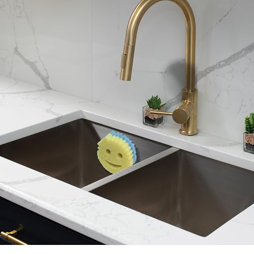 BeraTek Sponge Daddy Caddy & Under Sink Sponge Holder Combo (White Combo Pack)
