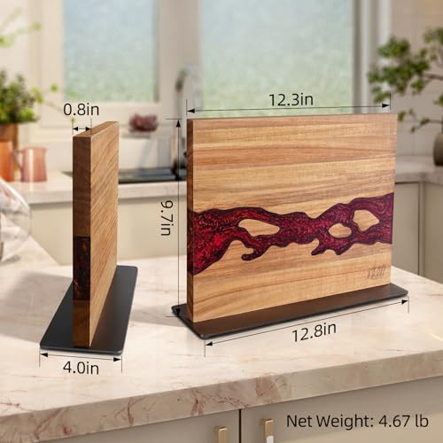 Magnetic Knife Block (Red)