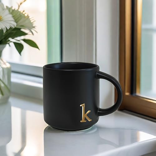 Black Ceramic Coffee Mug (Black-K)