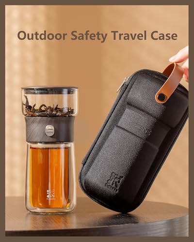 Glass Infuser Teapot (03-Walnut / 9oz)