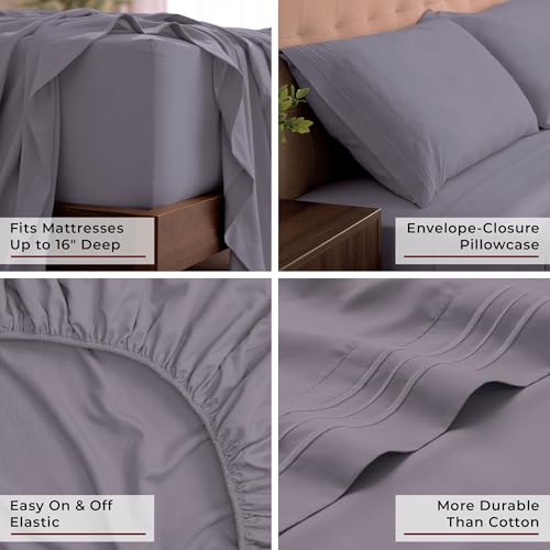 Iconic 4 Piece (1357 Hazy Lilac / California King)