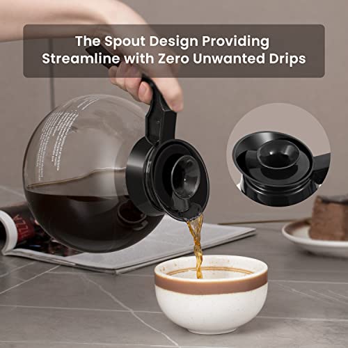 12 Cup Commercial Pour Over Coffee Maker SF (2 Glass Decanters / Stainless Steel)