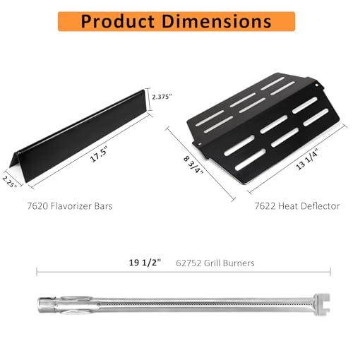Grill Parts Replacement for Weber Genesis 300 Series E310 (Without grill grates)