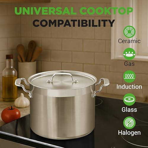 Stainless Steel Cookware Stockpot (14 Quarts)