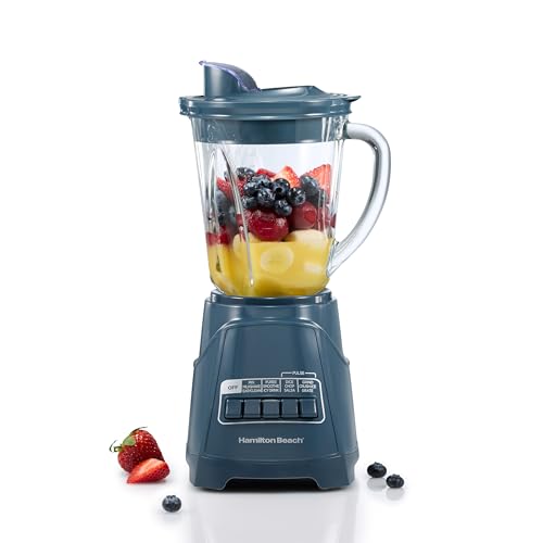 Power Elite Blender For Smoothies With Wave Action System (Kitchen Makeover Blue / 40 Oz. Glass Jar (Pack of 1))