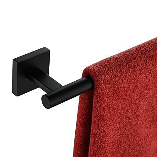 32'' Towel Rails Bathroom Towel Bars Matte Black 32 Inch Bath Towel Holder for Washroom Kitchen Wall Stainless Steel B4005BK (Matte Black / 32-Inch)