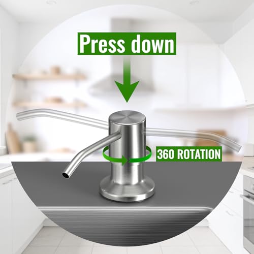 Kitchen Sink Soap Dispenser (Brushed Nickel)