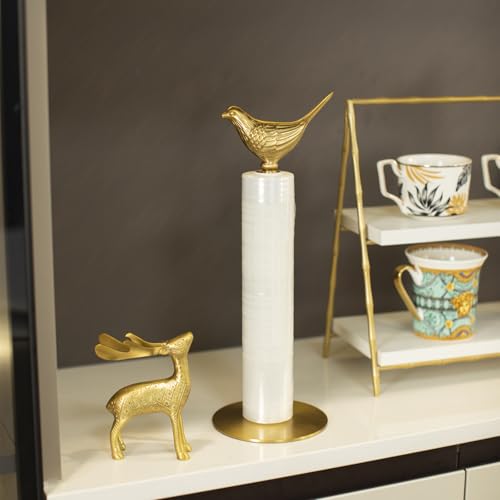 Luxurious Gold Paper Towel Holder Countertop (Gold)