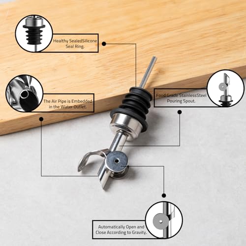 Sweejar 16 Oz Ceramic Olive Oil Dispenser Bottle (White / 16 Oz(Gold Spout))