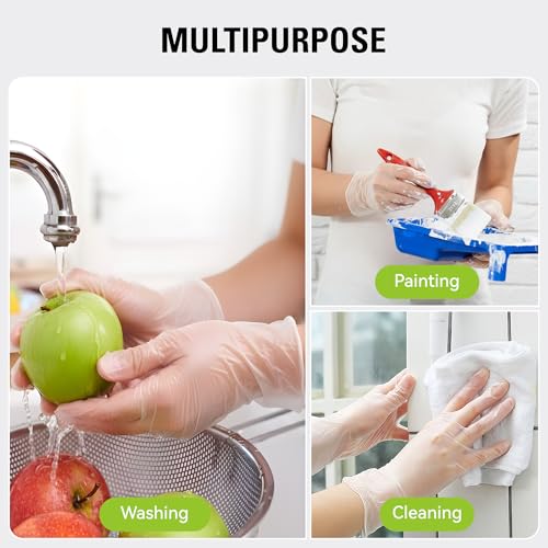 Disposable Vinyl Gloves (X-Large)