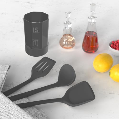Silicone Cooking Utensils Set (Gray)