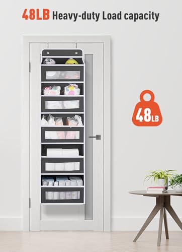 Over The Door Organizer Storage (Darkgrey / 1 Pack)