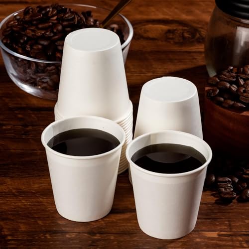 300 Pack 3 oz Bathroom Paper Cups for Mouthwash (White / 3 oz)
