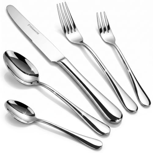 Stainless Steel Flatware (Modern Metallic)