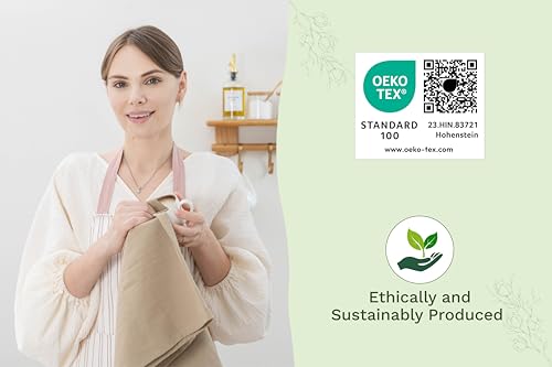 Organic Cotton Beige Flour Sack Towels (Beige)