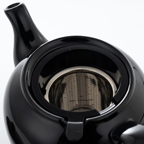 Porcelain Tea Pot with Stainless Steel Tea Infuser