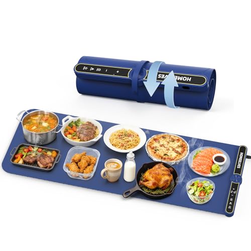 Warming Mat for Food Extra Large (Blue / 39.4x15 Inch)