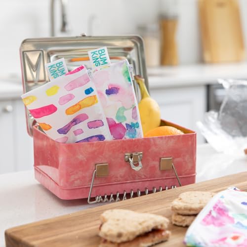 Reusable Sandwich and Snack Bags (Watercolors)