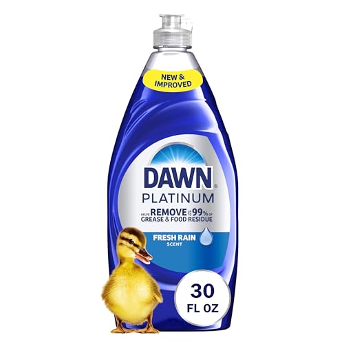 Platinum Dish Soap Fresh Rain Scent Liquid Dishwashing Detergent (30 Fl Oz (Pack of 1))
