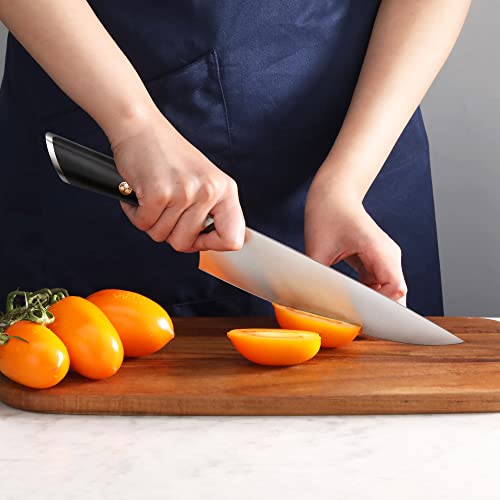 ELBERT Series German Steel Forged Knife Block Sets (20-Piece / Black)
