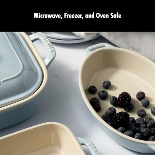 Ceramic 4 pc Baking Pans Set