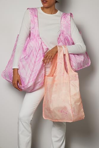 Reusable Grocery Bag (Pink Starburst)