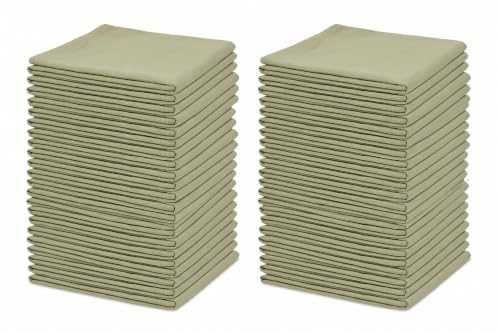 Organic Cotton Bulk Sage Green Flour Sack Kitchen Towels (Sage)