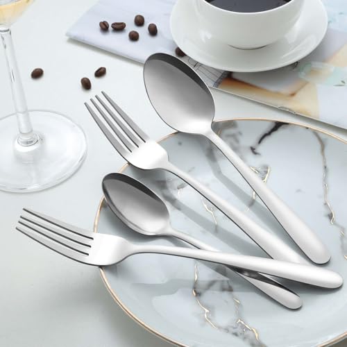 Dinner Spoons (24P 7.4'' Silver Dinner Spoons)