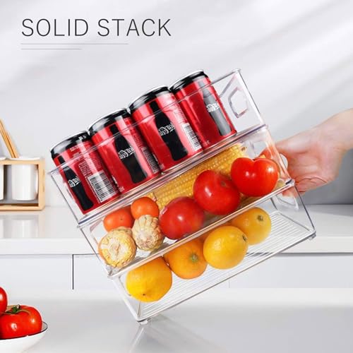 6 Pack Refrigerator Organizer Bins (6 Pack)