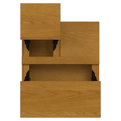 Hunter 36" Wide Solid Mango Wood Coffee Table in Natural