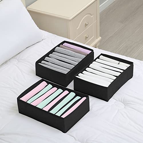4 Pack Drawer Organizers for Clothing (4 Count)