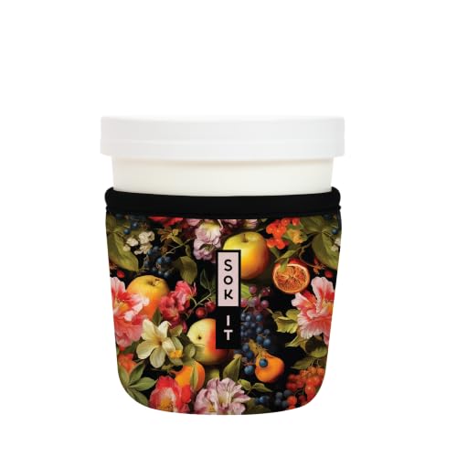 IceCreamSok Insulated Neoprene Cover (Fruitful Harvest / Fits Tapered Pints)