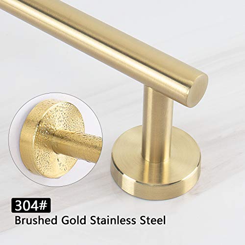 Bath Towel Bar (Brushed Gold / 24 Inch)