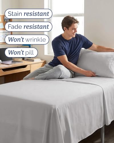 Twin XL 3 Piece Sheet Set (04 - French Grey / Twin XL)