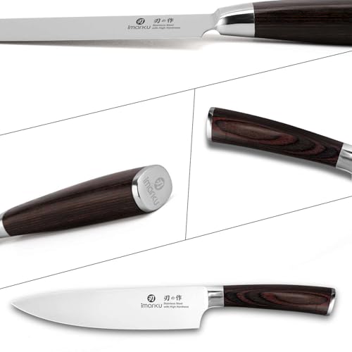 Japanese Chef Knife (Deep Brown)