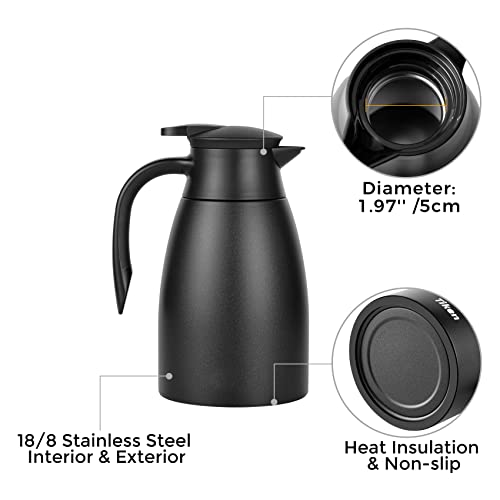 51 Oz Thermal Coffee Carafe (Starry Black / 51 Ounces)