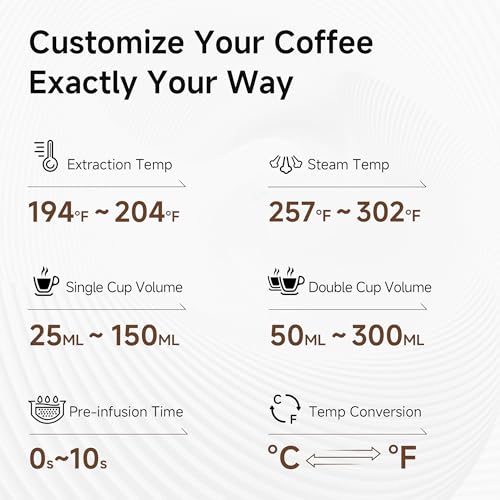 H10A 58mm Espresso Machine (Black)