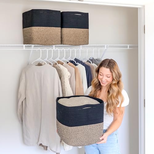 13x15x13 Kallax Storage Cubes Bins (Black & Mixed Black / 15 x 13 x 13 (Kallax))