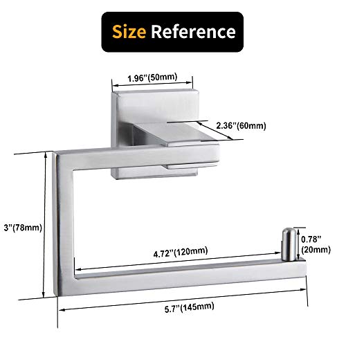 Bathroom Toilet Paper Holder SUS304 Stainless Steel Kitchen Washroom Tissue Roll Dispenser Wall Mounted Rustfree 5