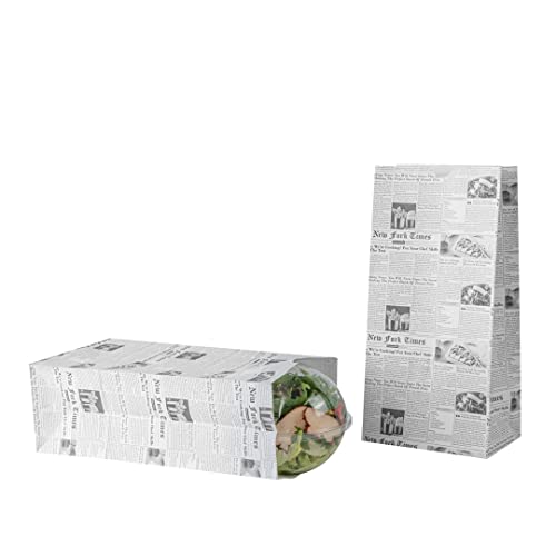 Bag Tek 8 Lb Disposable Lunch Bags (8 lb / Newsprint)