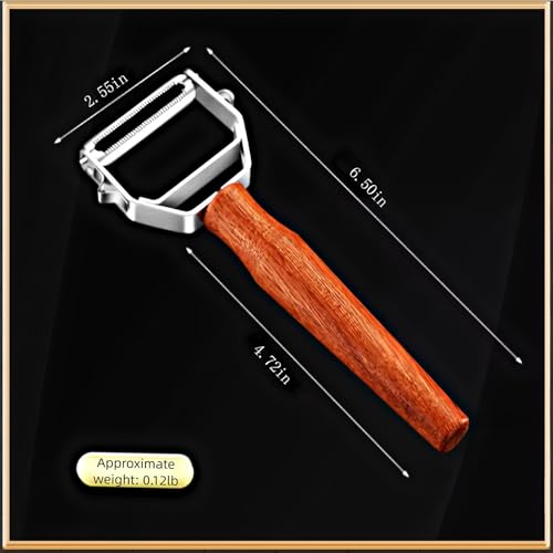 Y Shaped Vegetable Peeler Wooden Handle Stainless Steel for Fruit