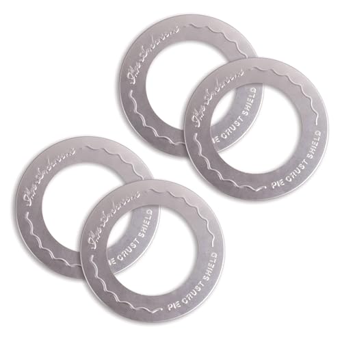 Individual Pie Crust Protector Shields (Original Mini, 5-Inch, Set/4)
