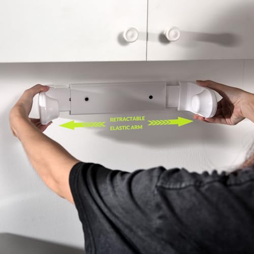 ONE Hand Simple Tear Paper Towel Holder Under Cabinet