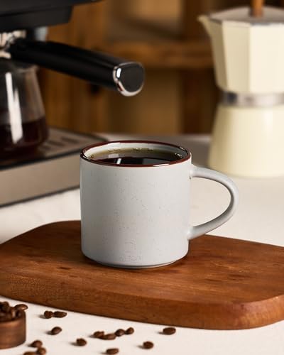 Coffee Mugs Set of 8 (Light Gray / 8pcs)